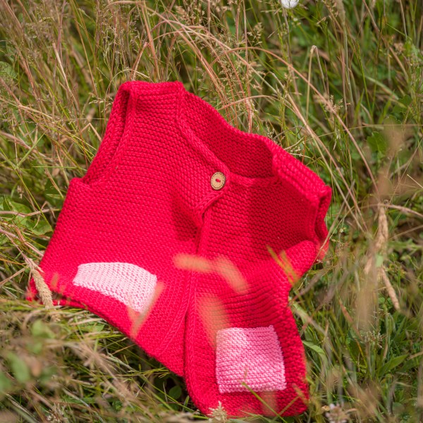 Red Knitted Vest