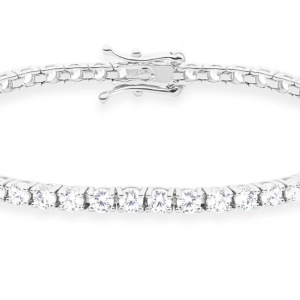 Classic Tennis 'Diamond' Line Bracelet - 3mm