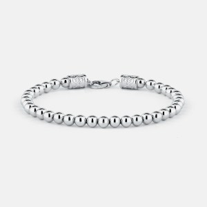 Silver Beaded Bracelet