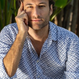 Gozo Hand Block Printed 100% Linen Shirt