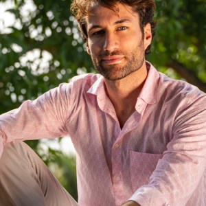 Tinetto Hand Printed Cotton Shirt