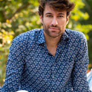 Lark Island Hand Printed Cotton Shirt