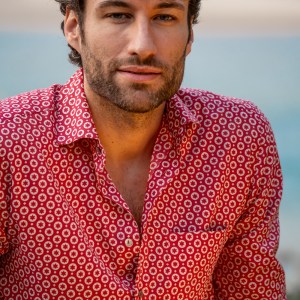 Aruba Hand Printed Cotton Shirt