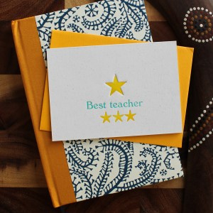 Best Teacher Greeting Card