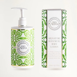 100 Acres Luxury Natural Botanical Body Lotion
