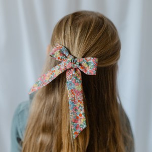 Girl with her hair bow
