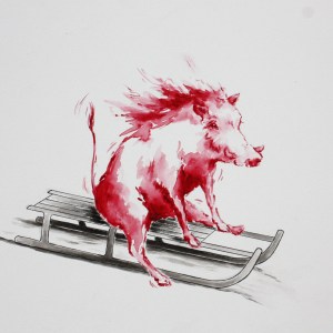 'Full speed' A3 limited edition print