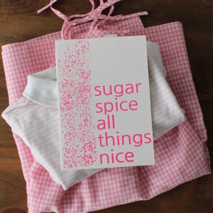 Pink Sugar & Spice Greeting Card