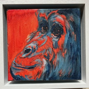 'Red gorilla' A3 Limited edition print