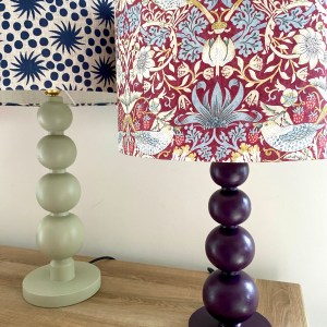 Strawberry Thief William Morris Design Fabric handmade lampshade