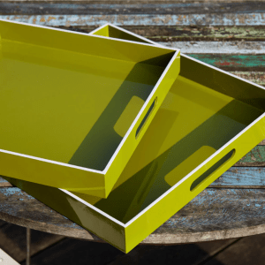 Aphrodite Tray in Olive Green