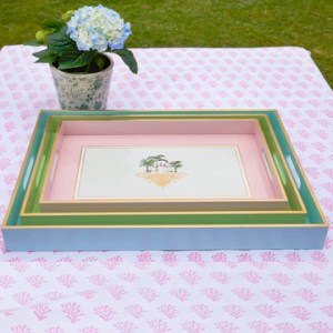 Harlequin Tray Pink Small