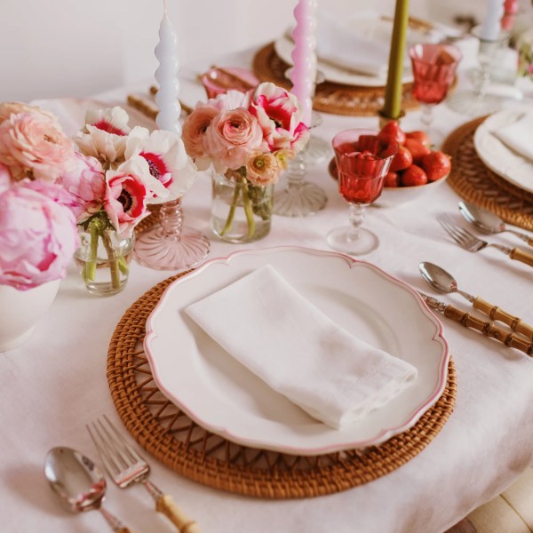 Linen Hemstitched Napkins - White (set of 4)