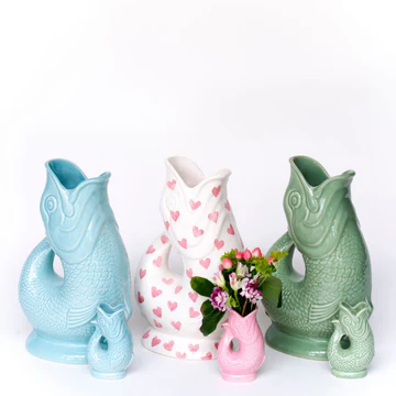 Blue Glug Jugs Large