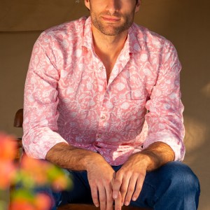 Andaman Hand Block Printed 100% Linen Shirt