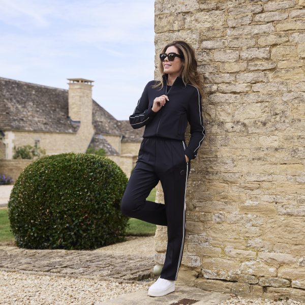 Luxe Track Jacket Black