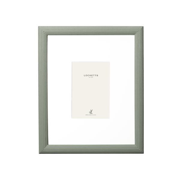 Farrow & Ball Vert De Terre Painted Ribbed Frame