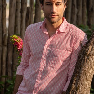 Iona Hand Block Printed Cotton Shirt