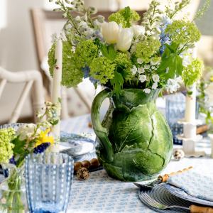 Green Vine Leaf Jug Extra Large