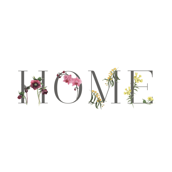 'Home' Botanical Art Print