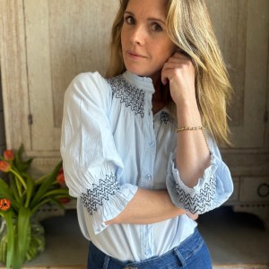 Lilou Blue with Blue Smock