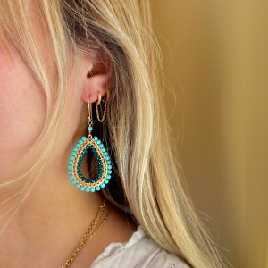 Mustique Teardrops In Turquoise