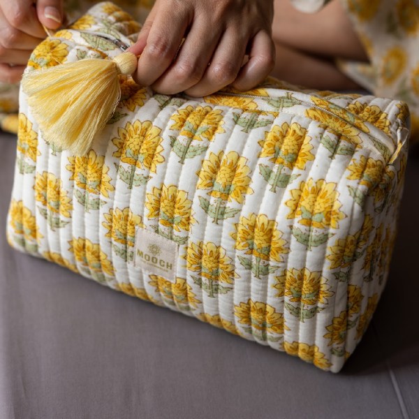 Booti Sunshine Quilted Wash Bag