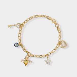 LUCKY CHARMS GOLD BRACELET