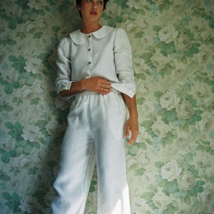 ma lin maya linen trousers white