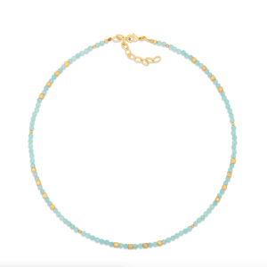 Alma Necklace - Aqua Chalcedony