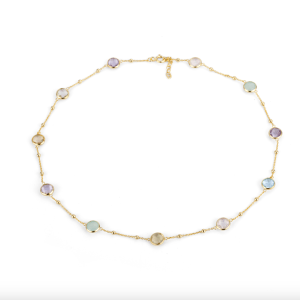 Ella short necklace - Mixed semi precious stones