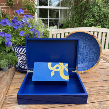 Snake Lacquer Box Small
