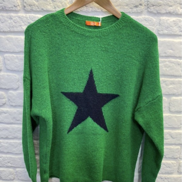 Star Jumper Green