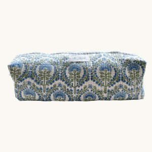 Blue Freya Hair Accessories Bag