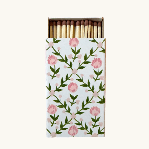 Pink Trellis Handpainted Matchbox Sleeve