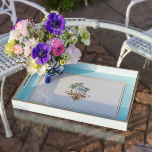 Harlequin Tray Blue Large