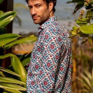 Vanuatu Hand Block Printed Cotton Shirt