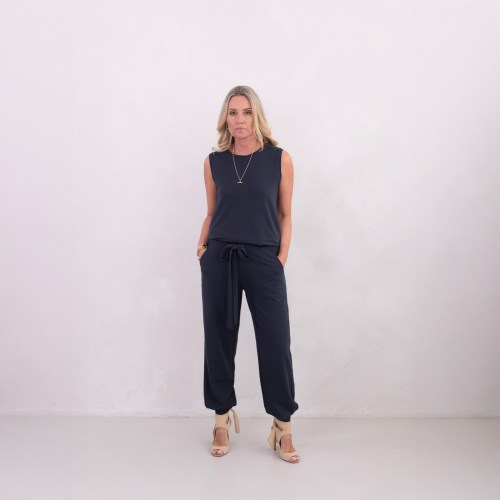 Hero cuffed jump-set in midnight navy