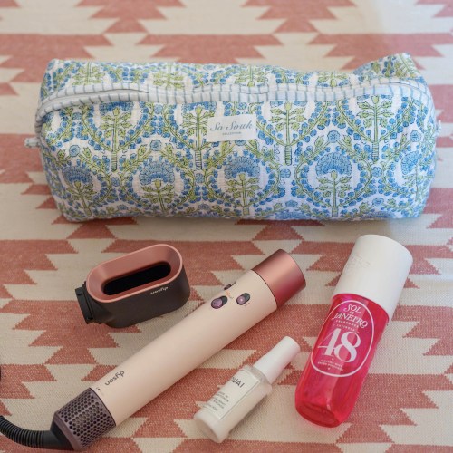 Blue Freya Hair Accessories Bag