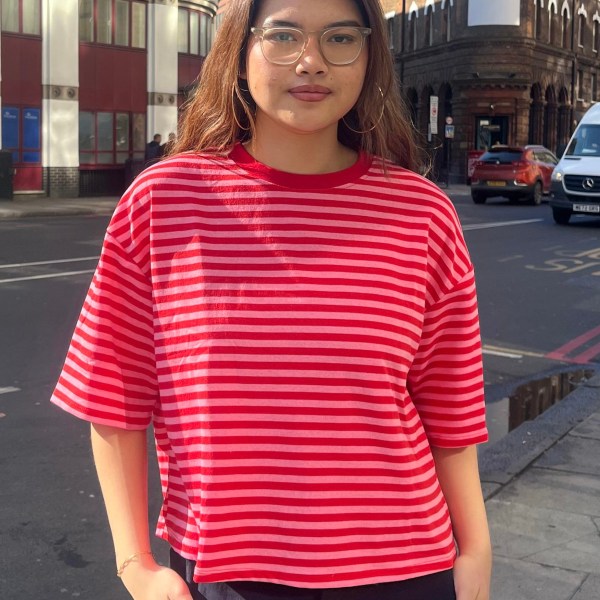 Else Striped T-Shirt -Red/Pink