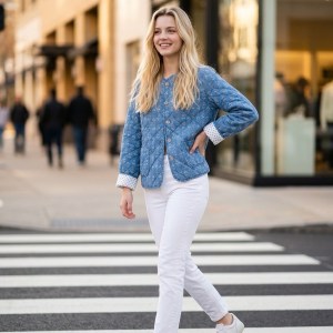 Franchesca Jacket - cornflower blue