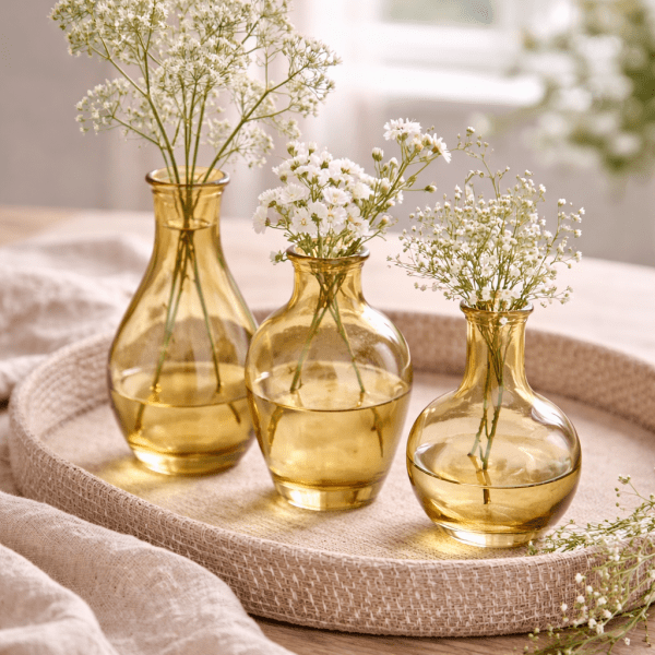 Mini Yellow Bud Vases