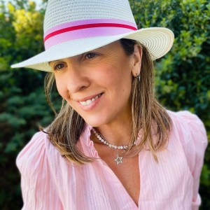 Summer Fedora with red stripe band