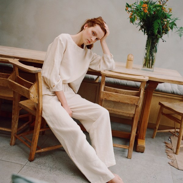 ma lin natural maya linen trousers