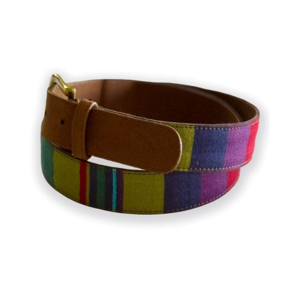 Pema Embroidered Tibetan Belt