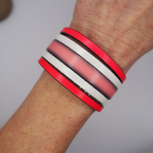Clara - Leather Cuff Bracelet