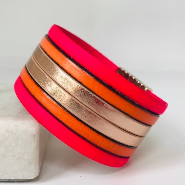 Horizon Leather Cuff Bracelet