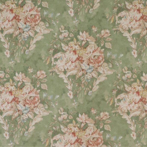 Maison Fleurie Fabric - Bayford Chintz Apple Green