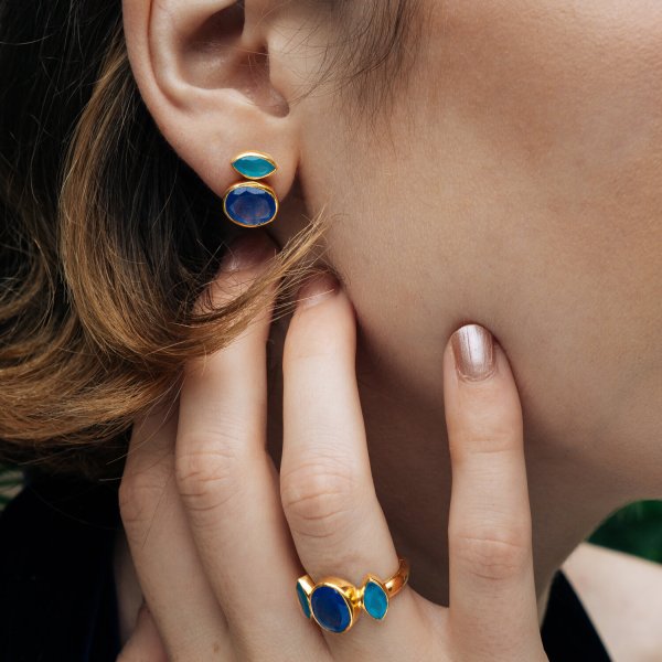 Blue Eyes Earrings