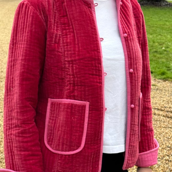 Quilted Velvet Jacket